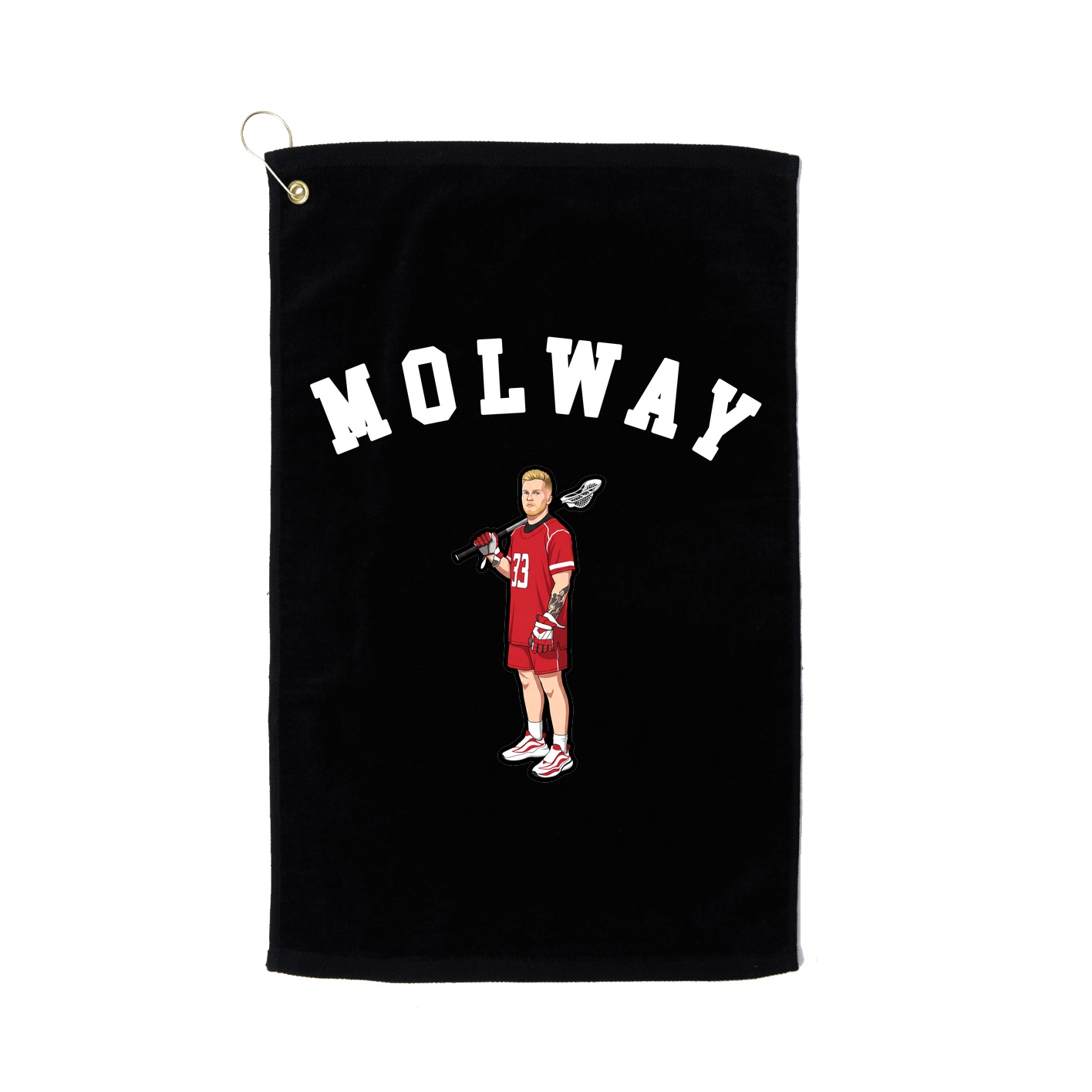 Golf Towel — Shirsey Arch in Black