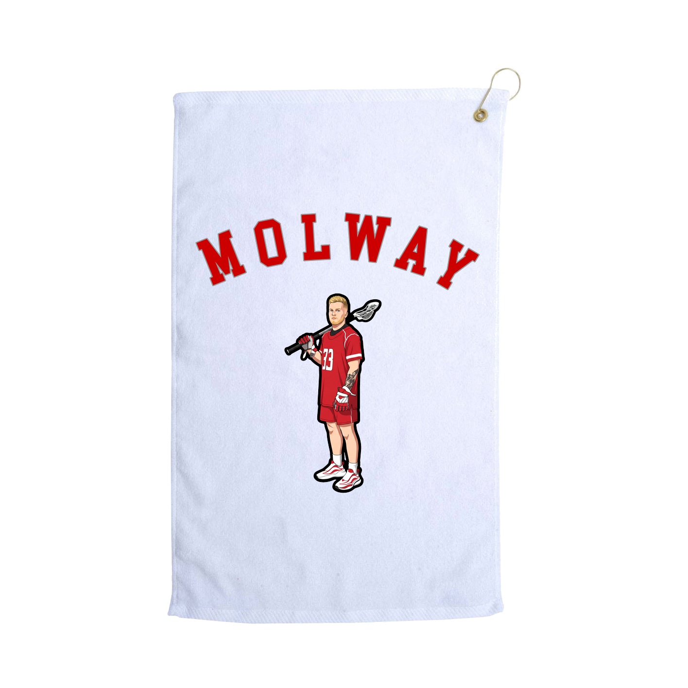 Golf Towel — Shirsey Arch in White