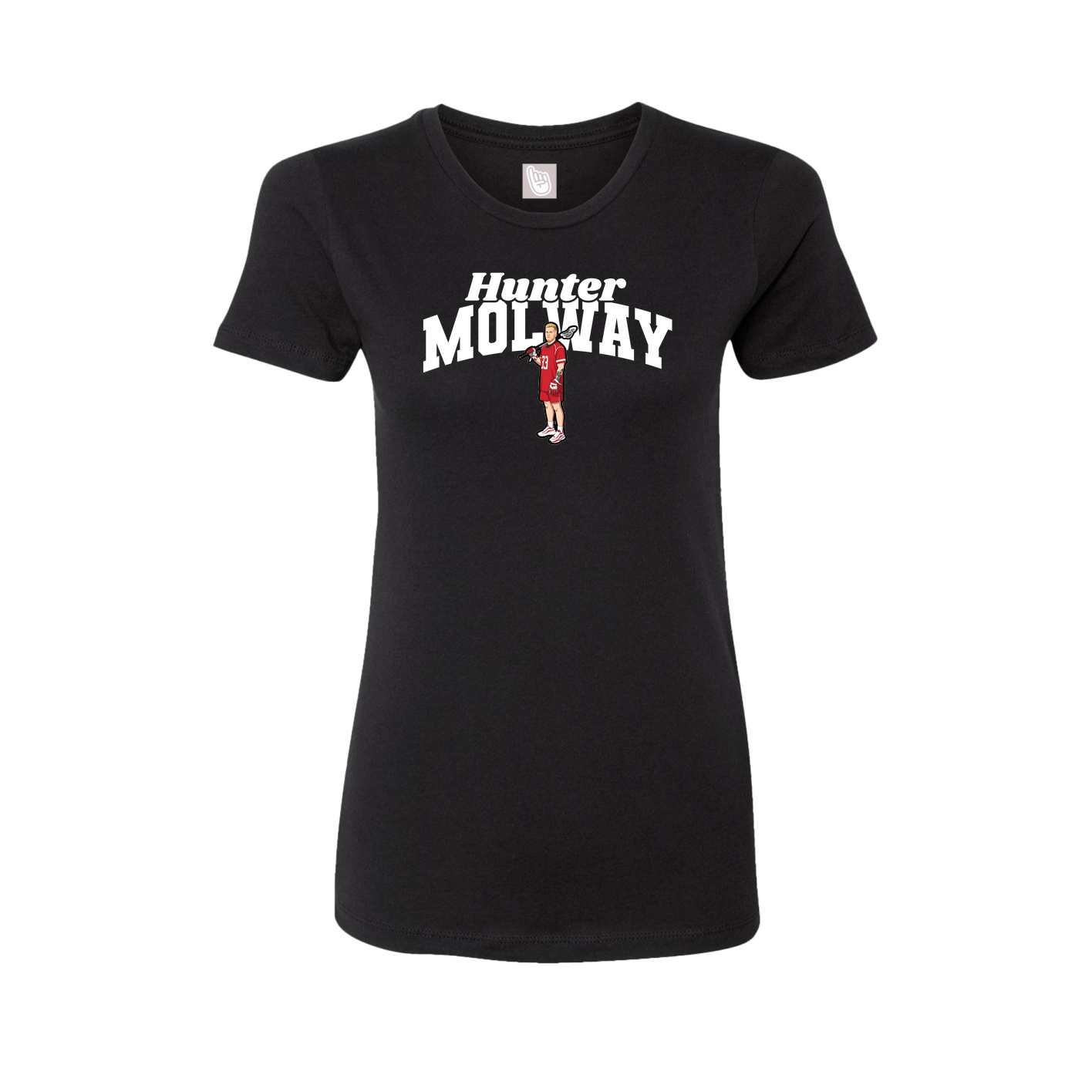 Womens Tee — Signature Arch in Black