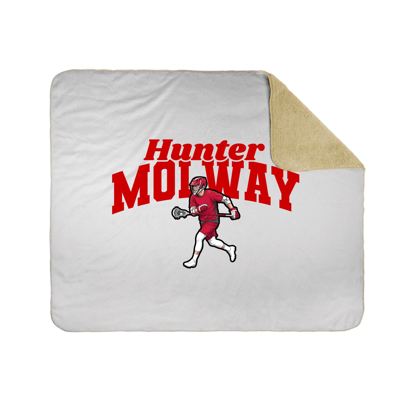 Throw Blanket — Signature Arch in White