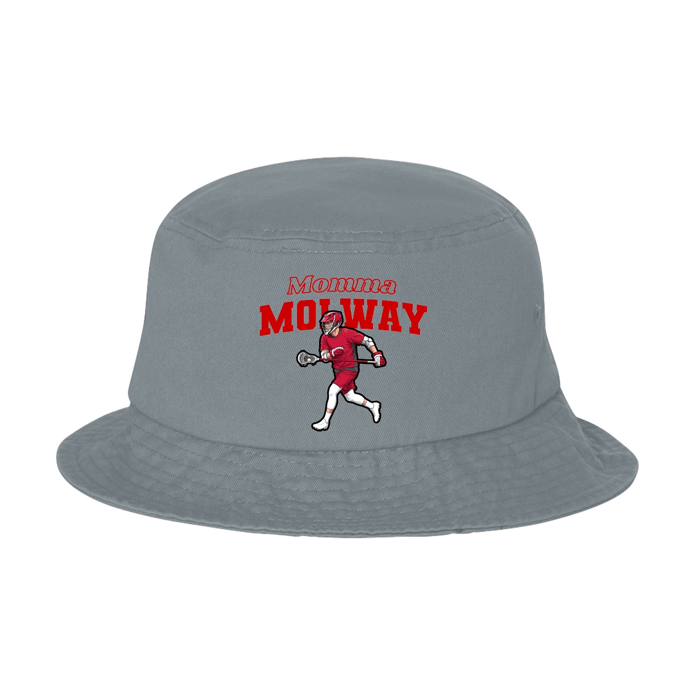 Bucket Cap — Mothers Day Block in Grey