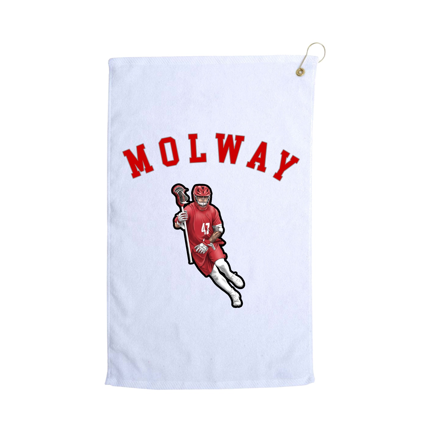 Golf Towel — Shirsey Arch in White