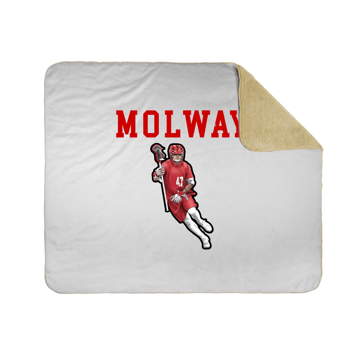 Throw Blanket — Shirsey in White