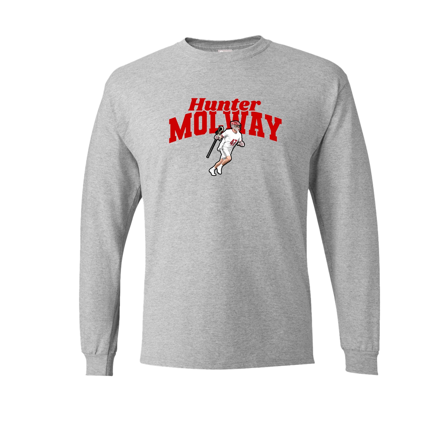 Long Sleeve Tee — Signature Arch in Grey