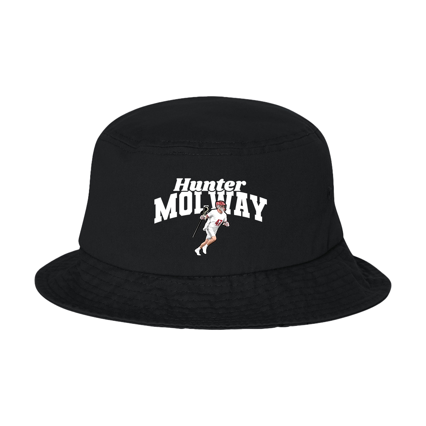 Bucket Cap — Signature Arch in Black