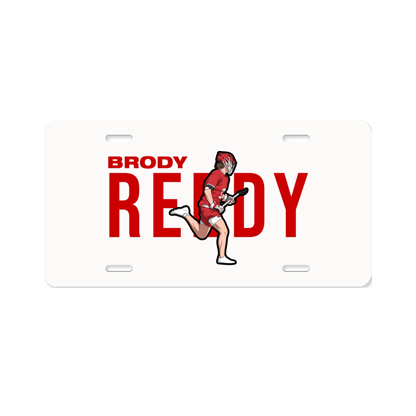 License Plate — Player Name in Classic