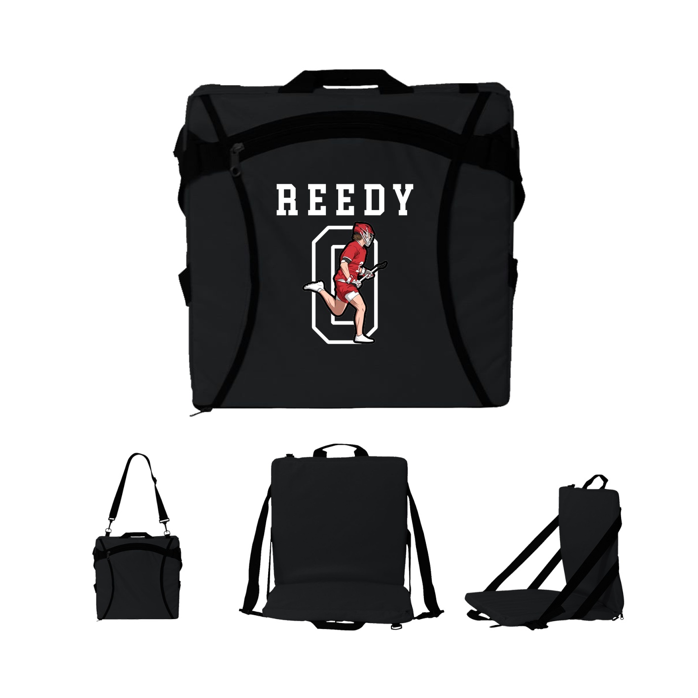 Folding Stadium Seat — Shirsey in Black
