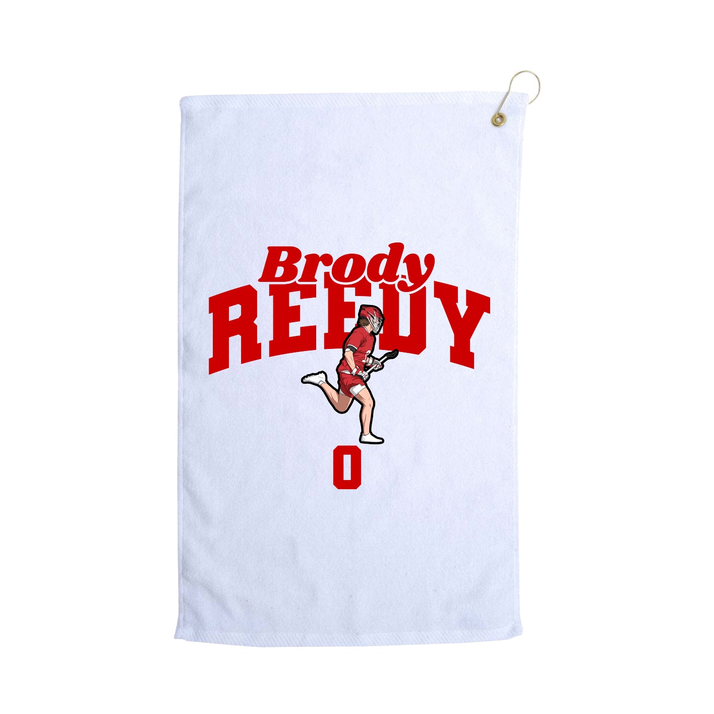 Golf Towel — Signature Arch in White