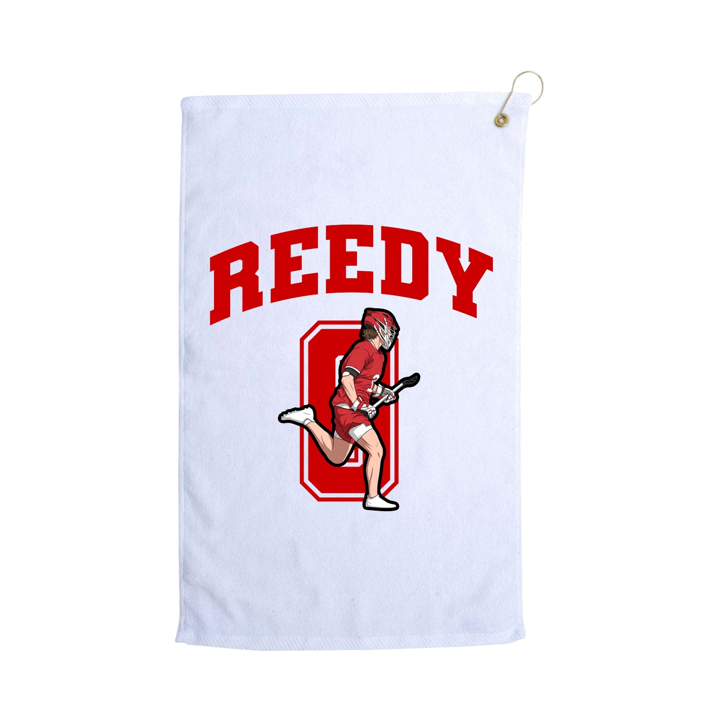 Golf Towel — Number in White
