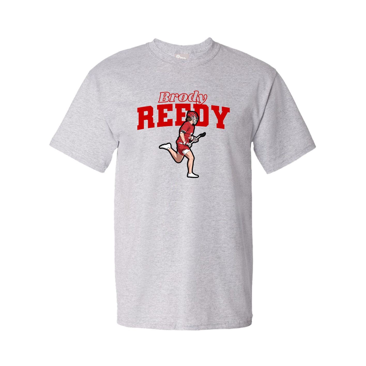 Youth Tee — Name Arch in Grey
