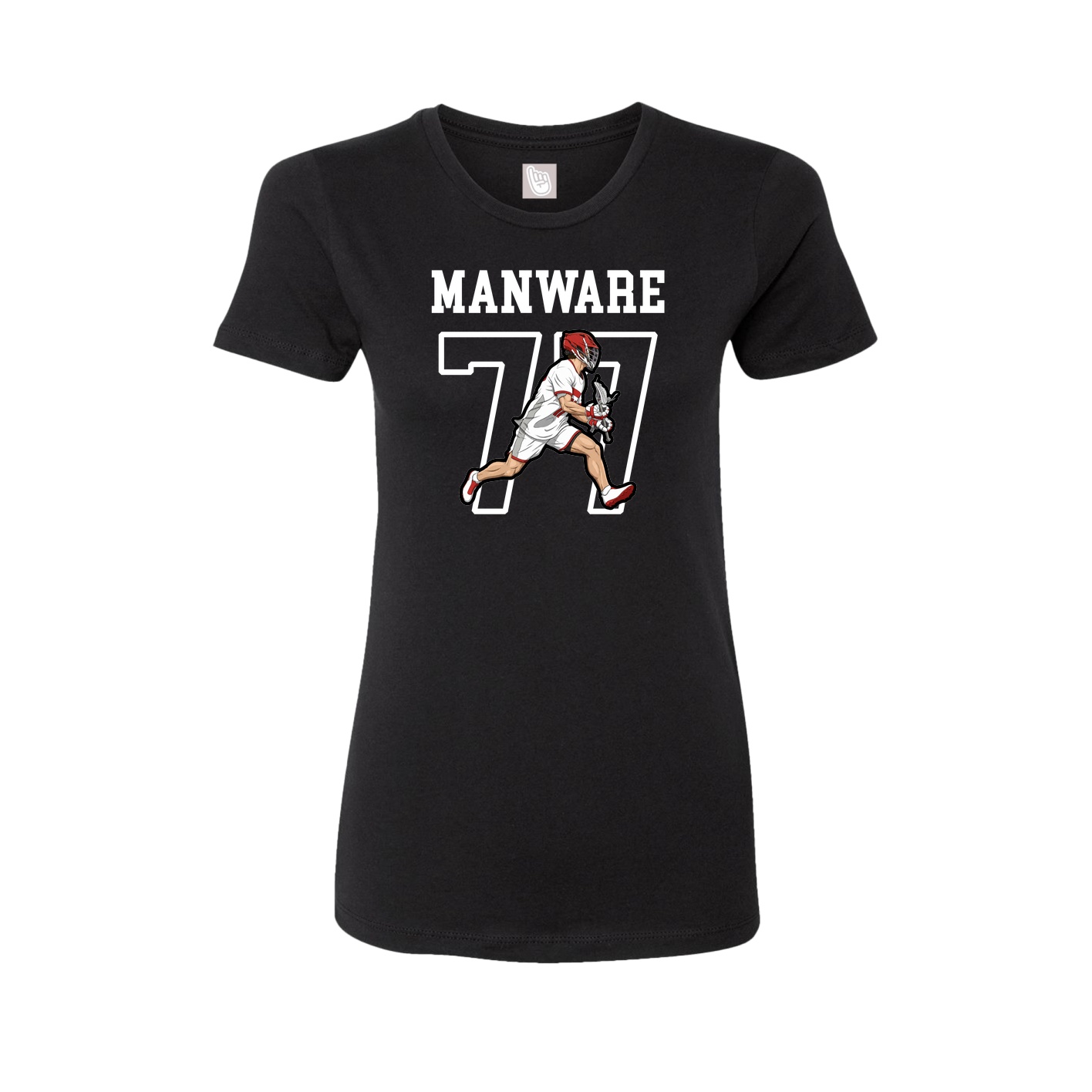 Fitted Women's Tee — Shirsey in Black