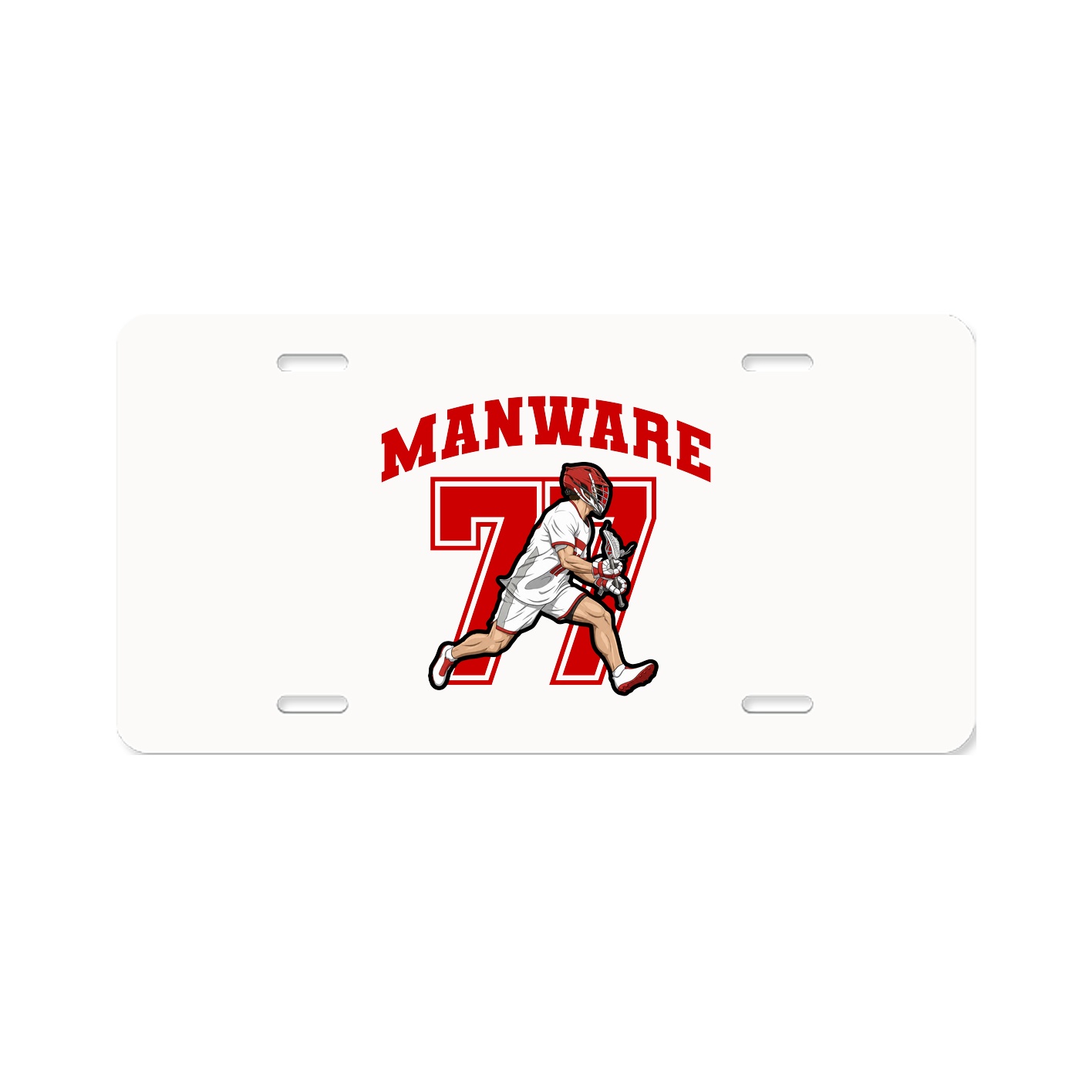 License Plate — Number in Classic