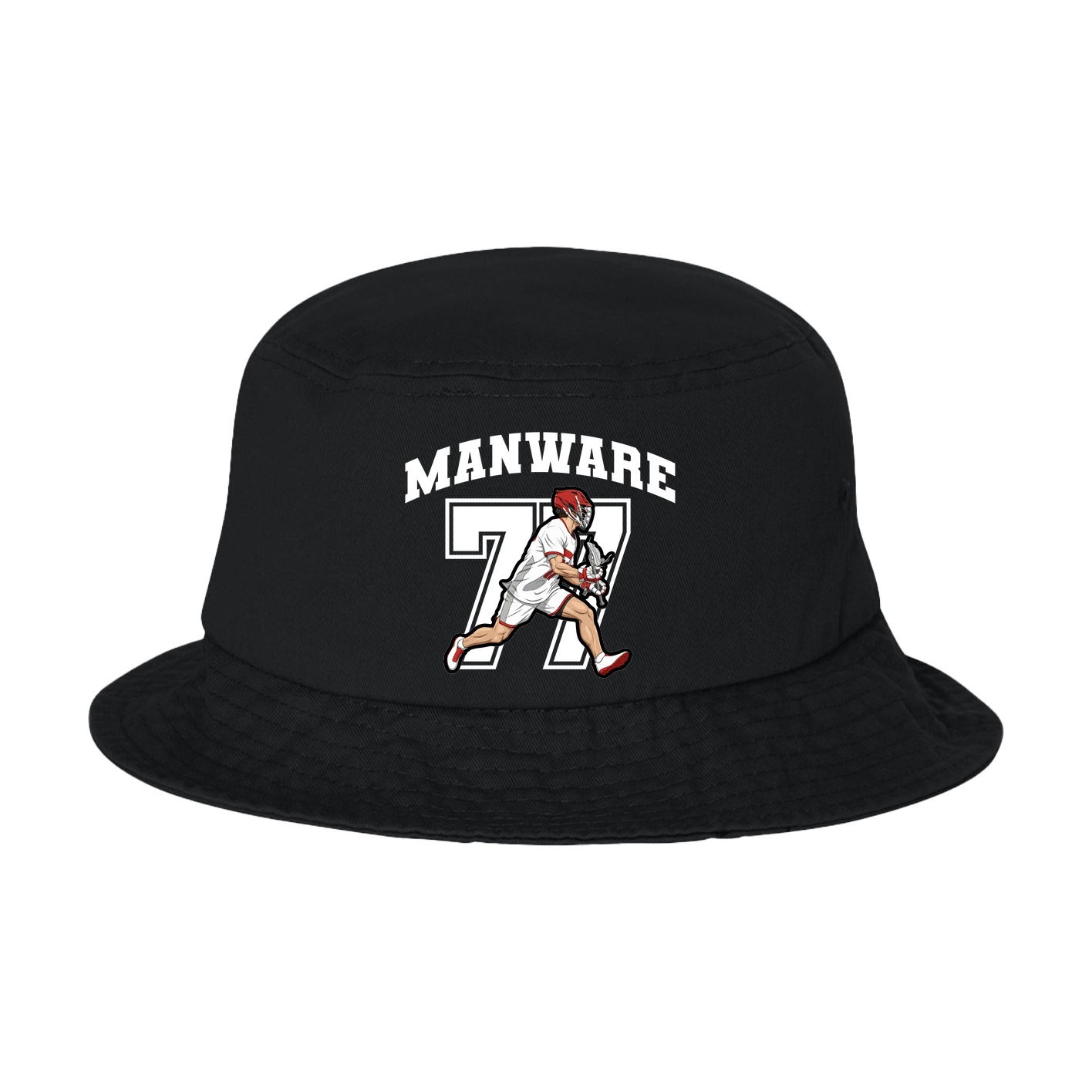 Bucket Cap — Number in Black