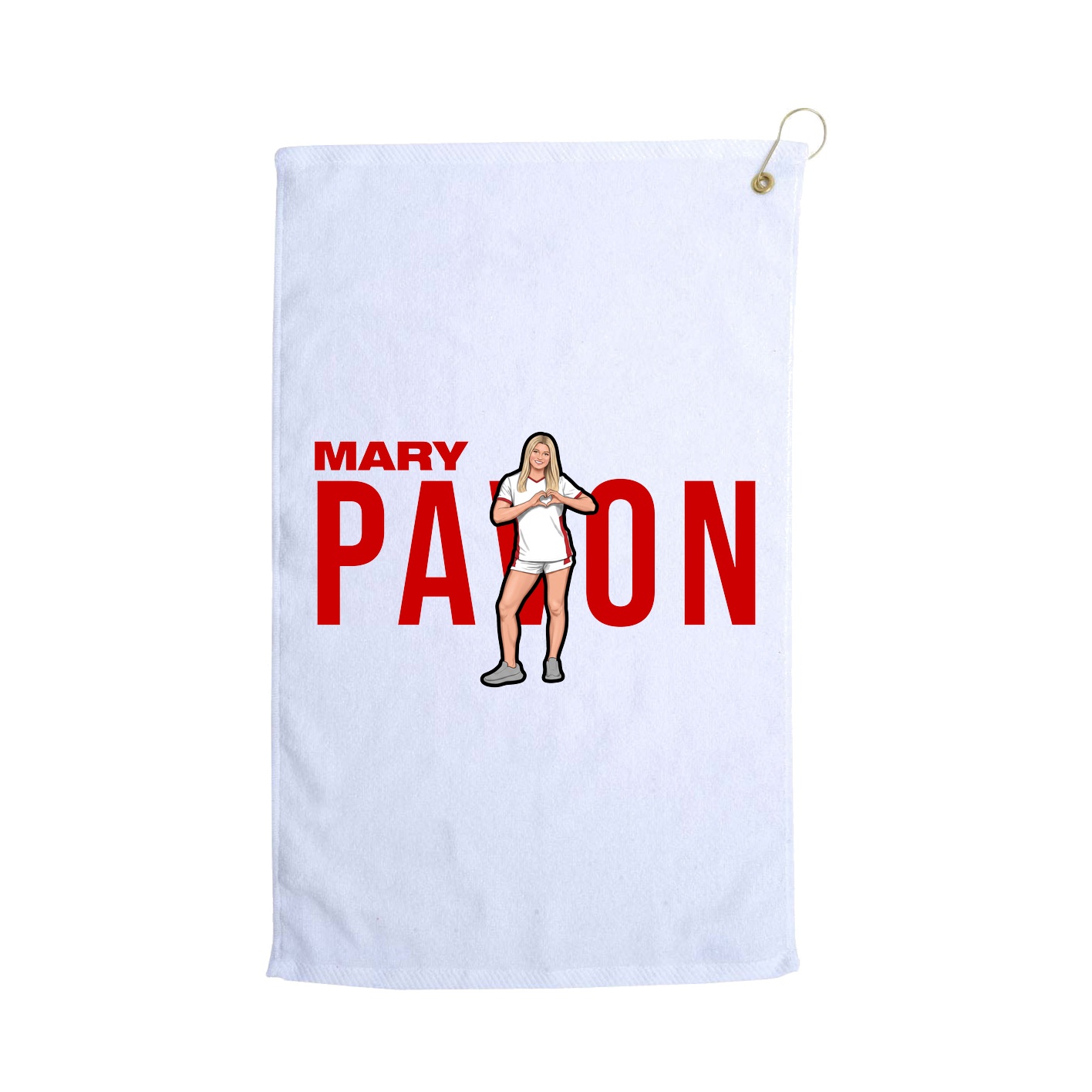 Golf Towel — Player Name in White