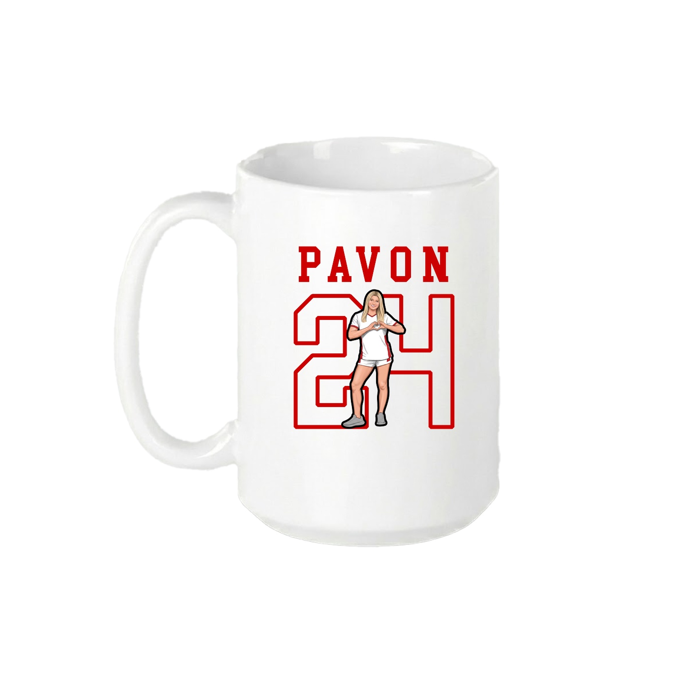 15oz Coffee Mug — Shirsey in White