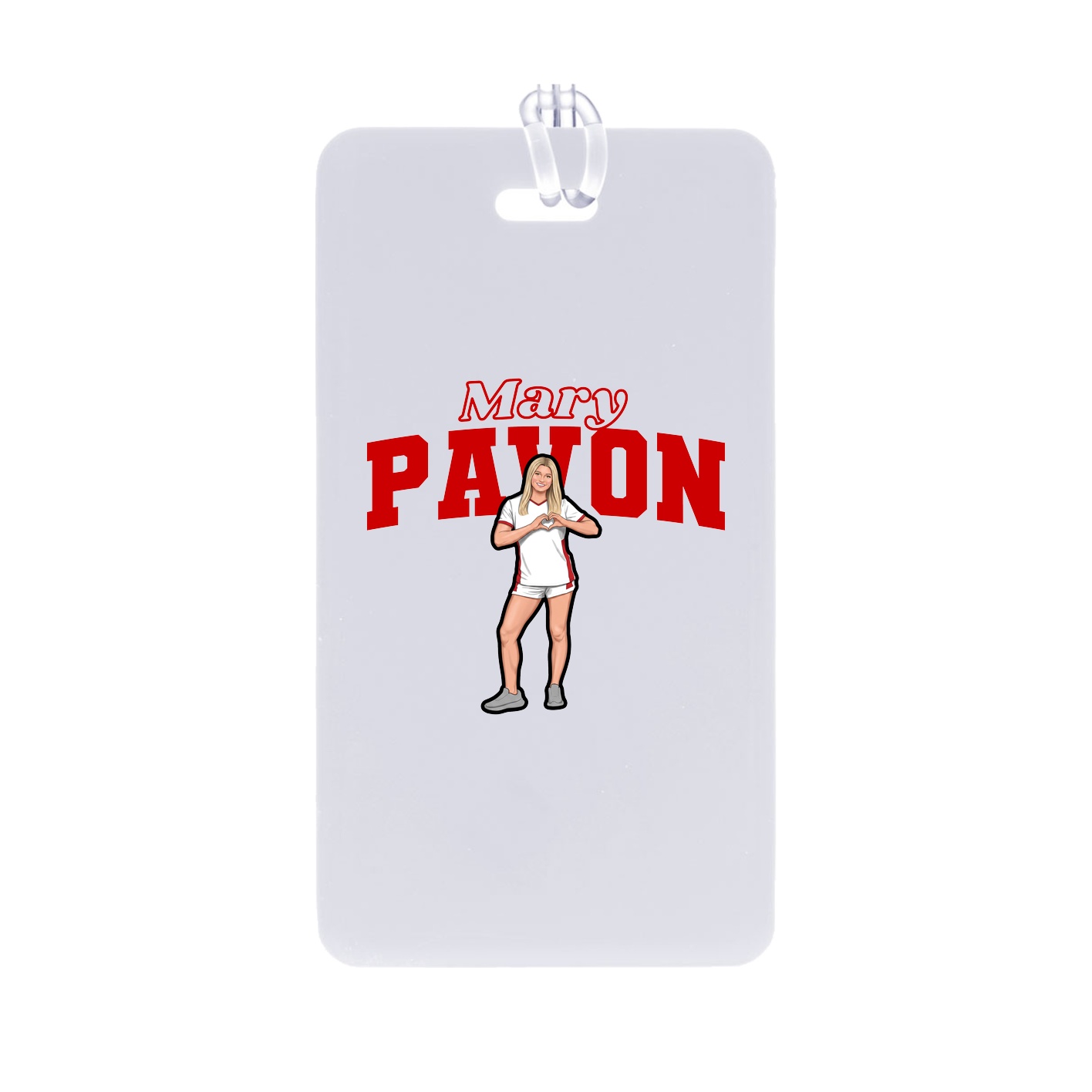Bag Tag — Name Arch in Classic