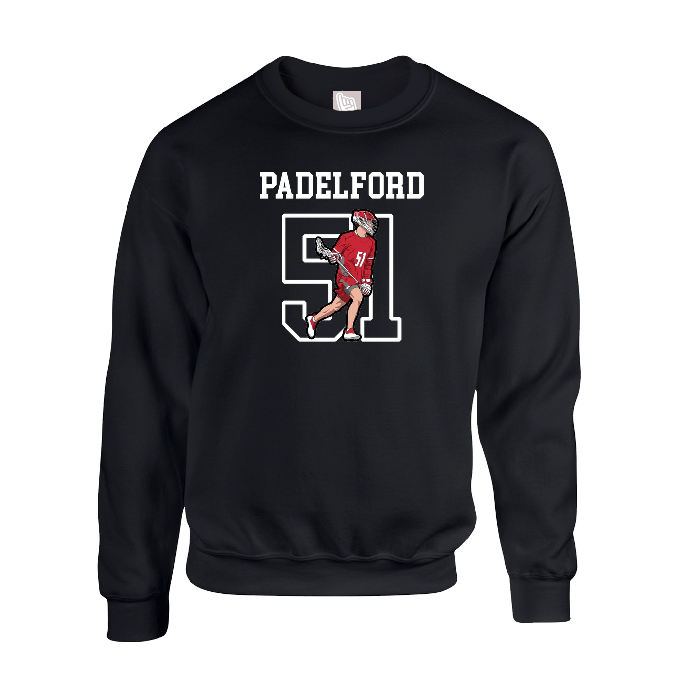 Fleece Crew — Shirsey in Black