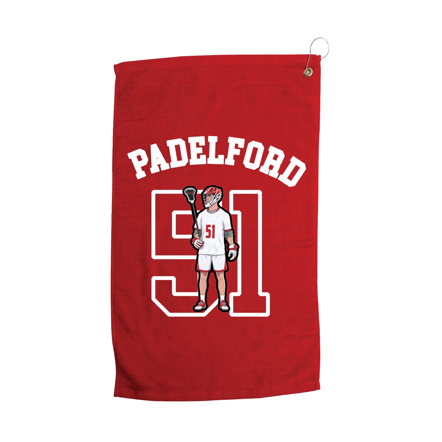 Golf Towel — Shirsey Arch in Red