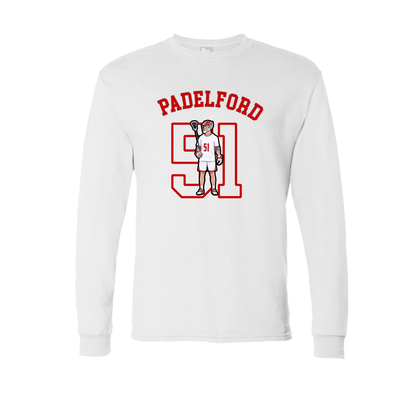 Long Sleeve Tee — Shirsey Arch in White