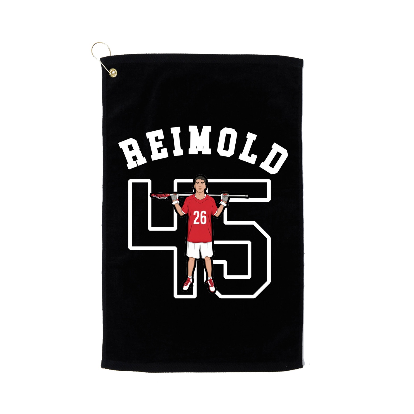 Golf Towel — Shirsey Arch in Black