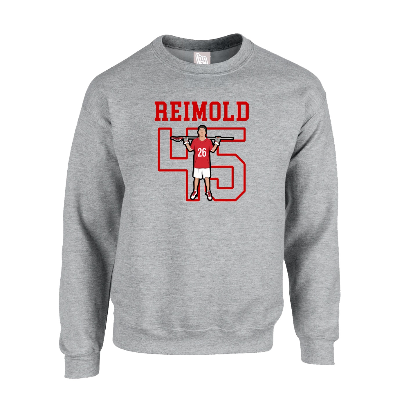 Fleece Crew — Shirsey in Grey