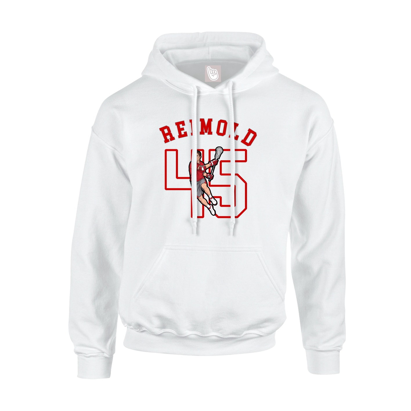 Hoodie — Shirsey Arch in White