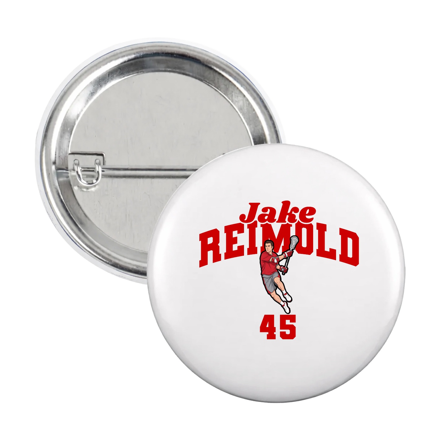 Game Day Button — Signature Arch in White