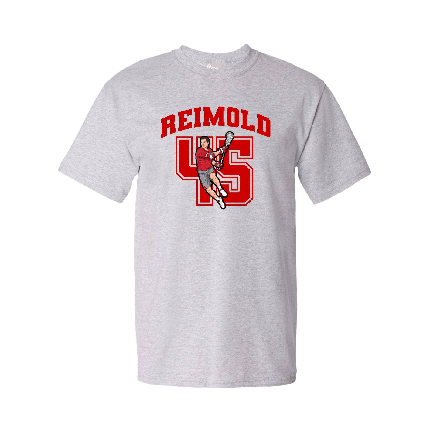 Youth Tee — Number in Grey