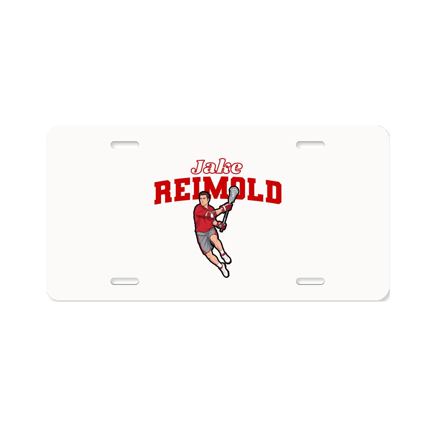 License Plate — Name Arch in Classic