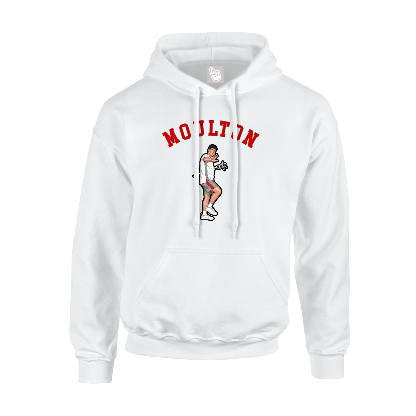 Youth Hoodie — Shirsey Arch in White