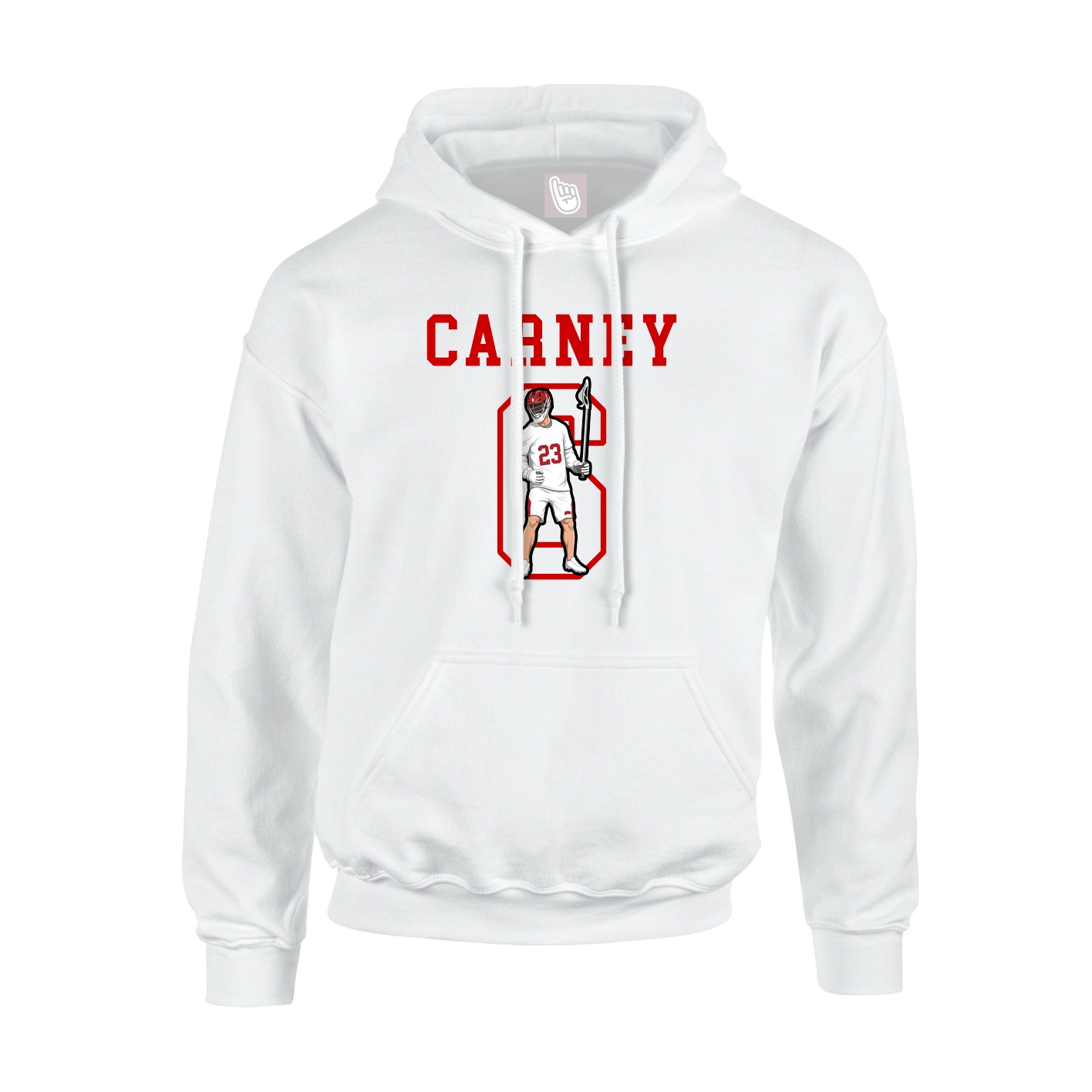 Hoodie — Shirsey in White