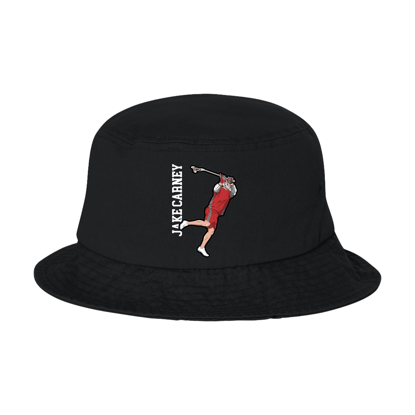 Bucket Cap — Name Vertical in Black