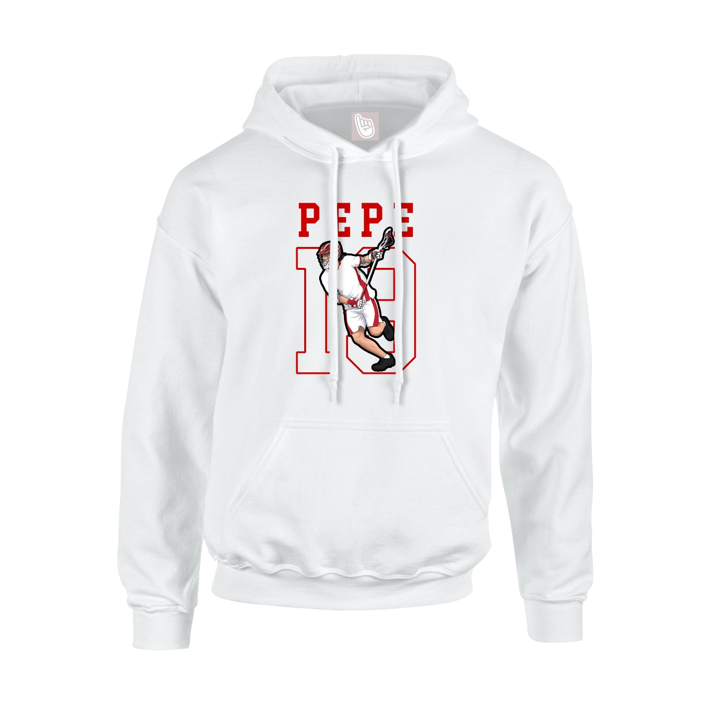 Hoodie — Shirsey in White