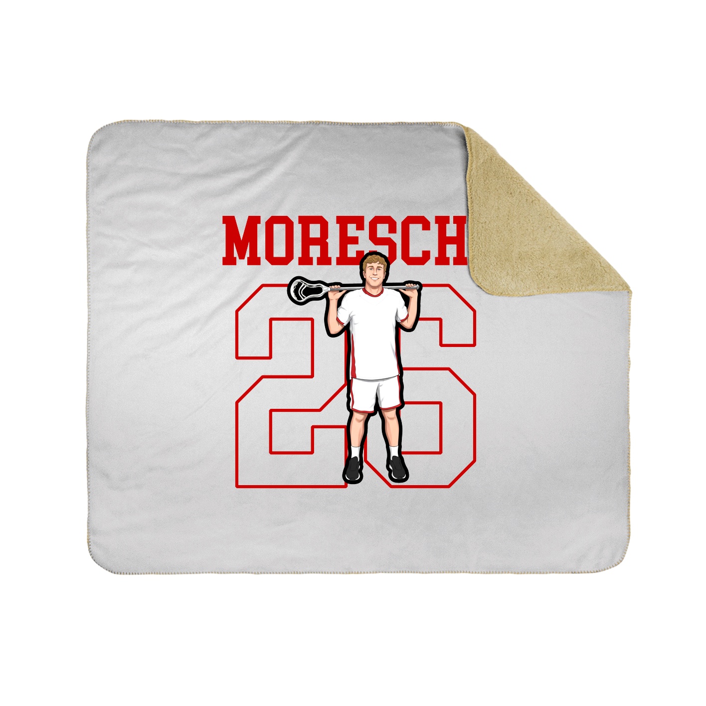 Throw Blanket — Shirsey in White