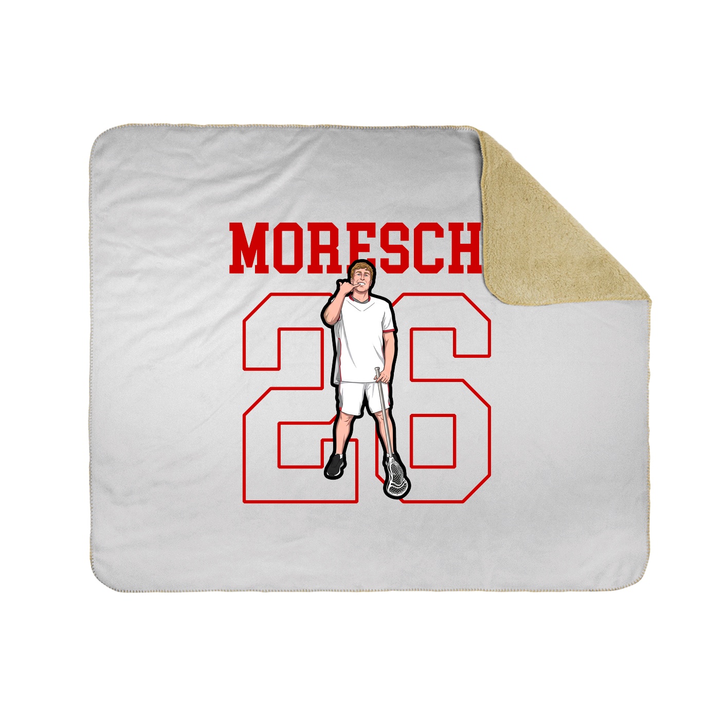Throw Blanket — Shirsey in White
