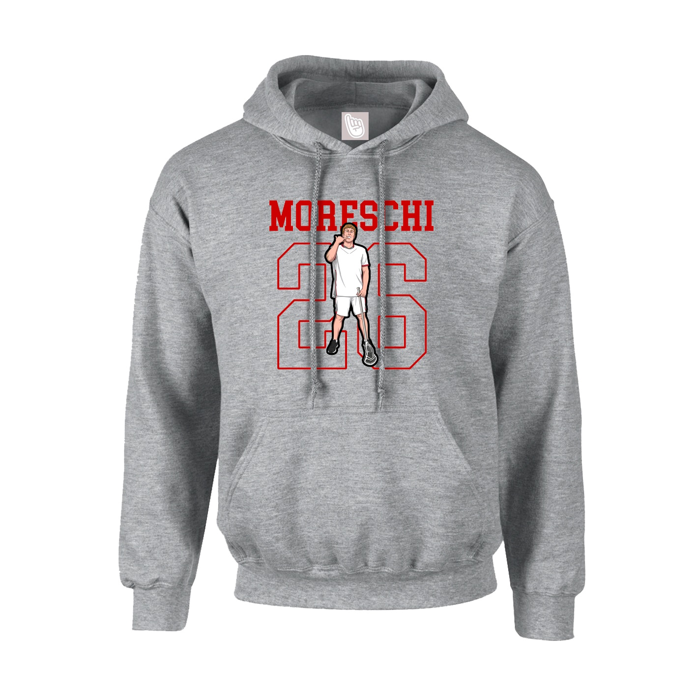 Hoodie — Shirsey in Grey