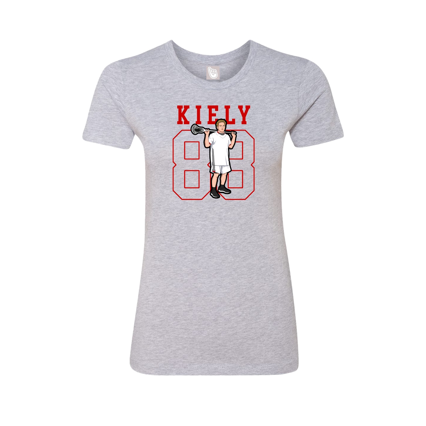 Fitted Women's Tee — Shirsey in Grey