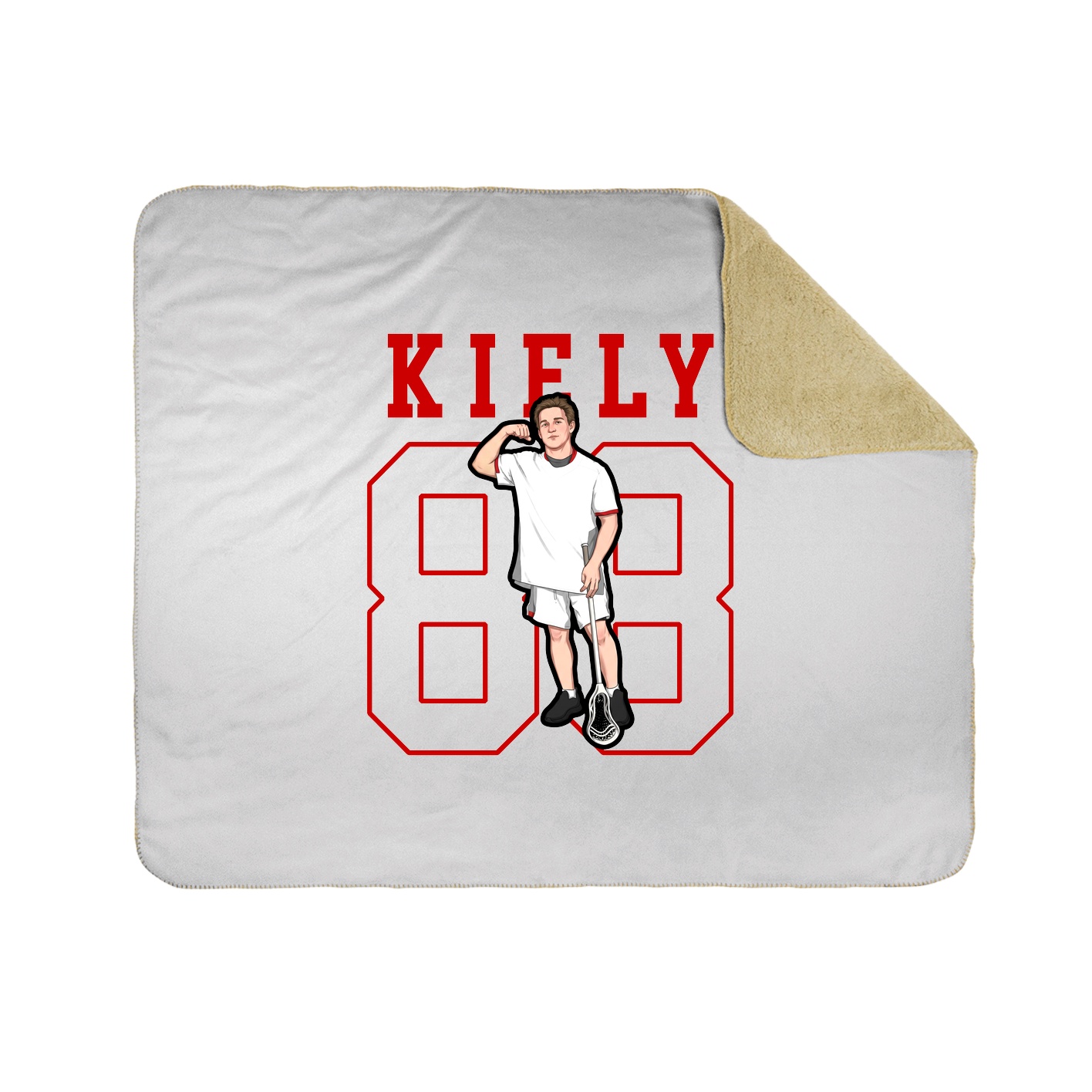 50x60 Sherpa Lined Throw Blanket