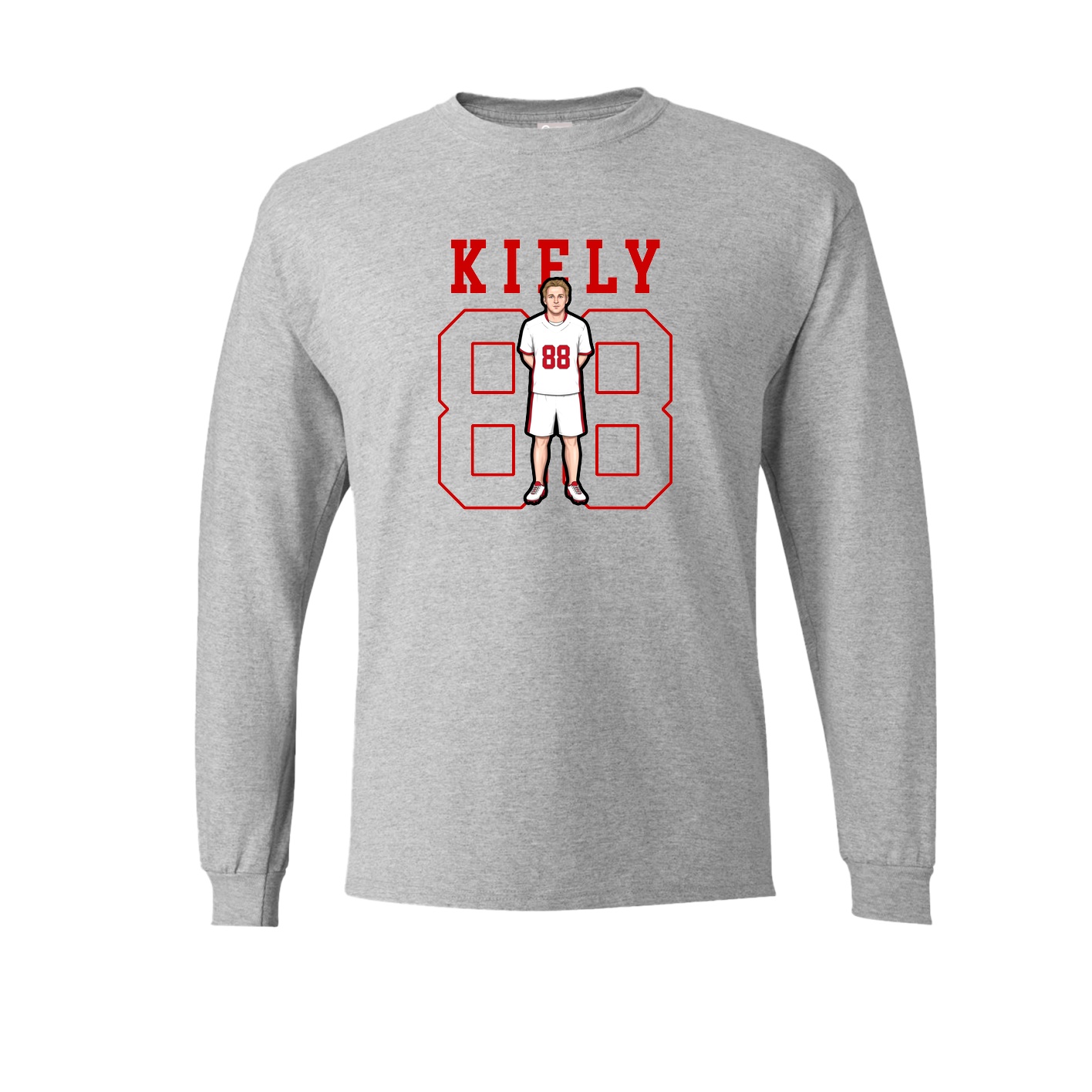 Long Sleeve Tee — Shirsey in Grey