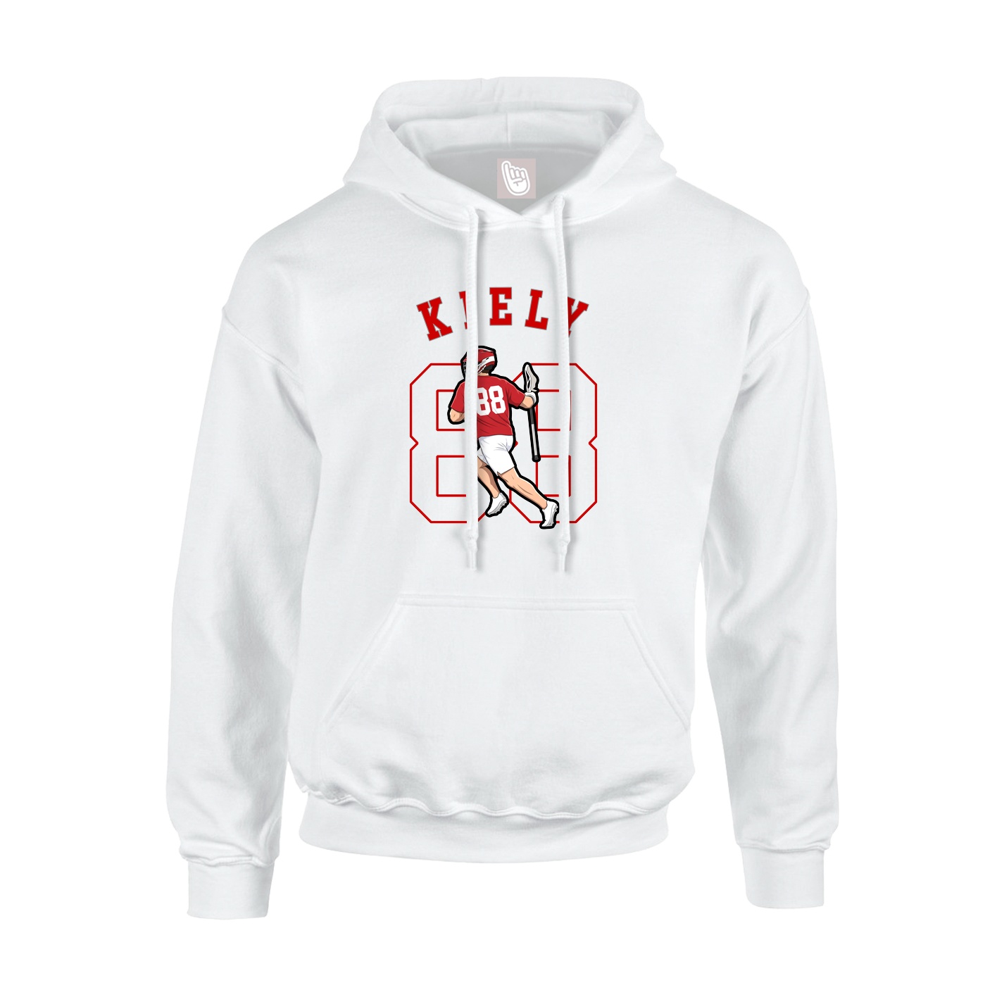 Youth Hoodie — Shirsey Arch in White