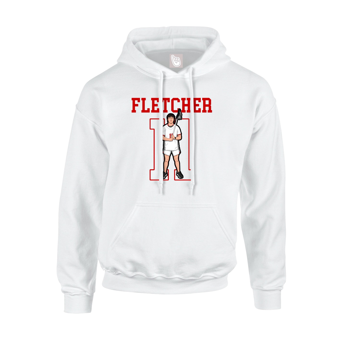 Youth Hoodie — Shirsey in White