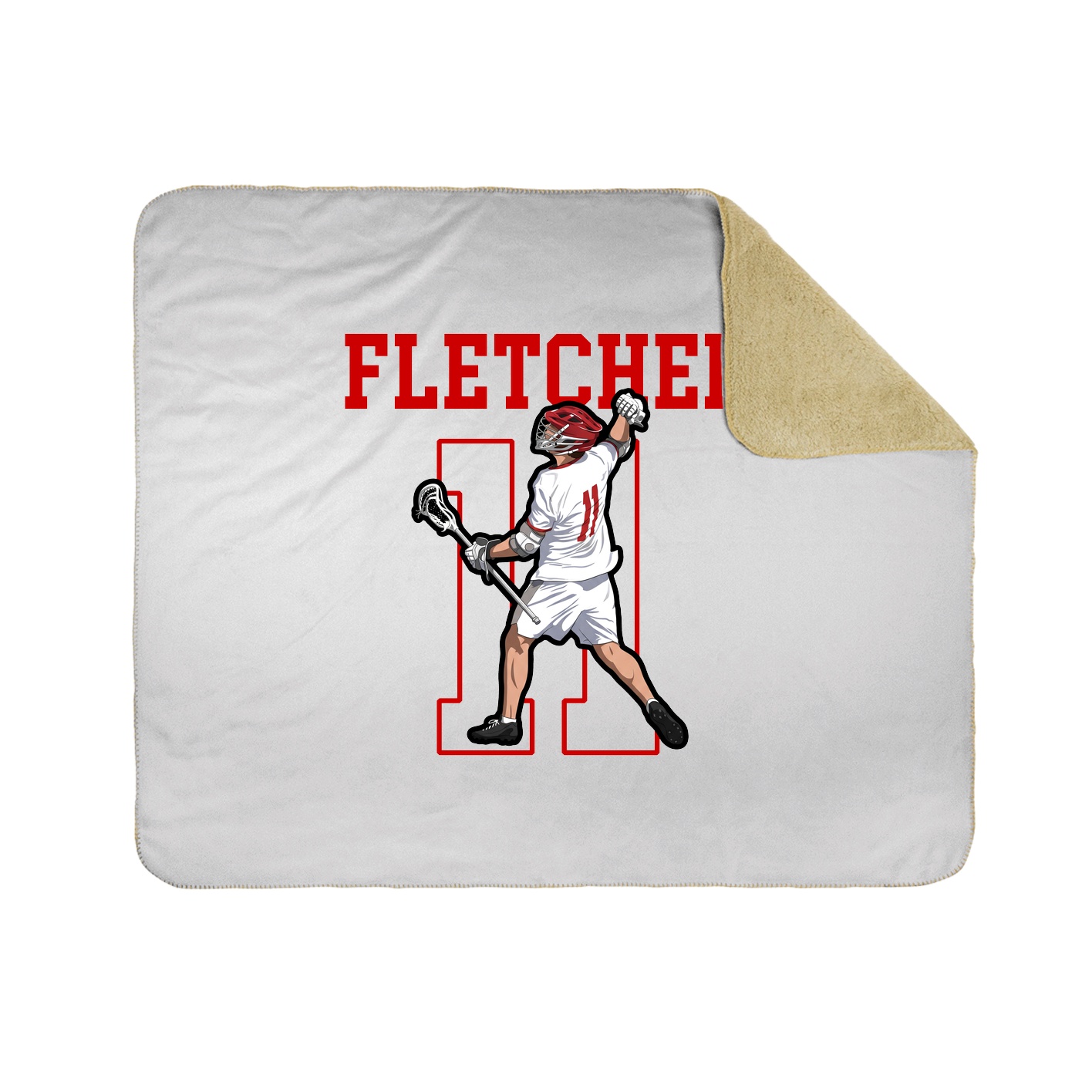 Throw Blanket — Shirsey in White