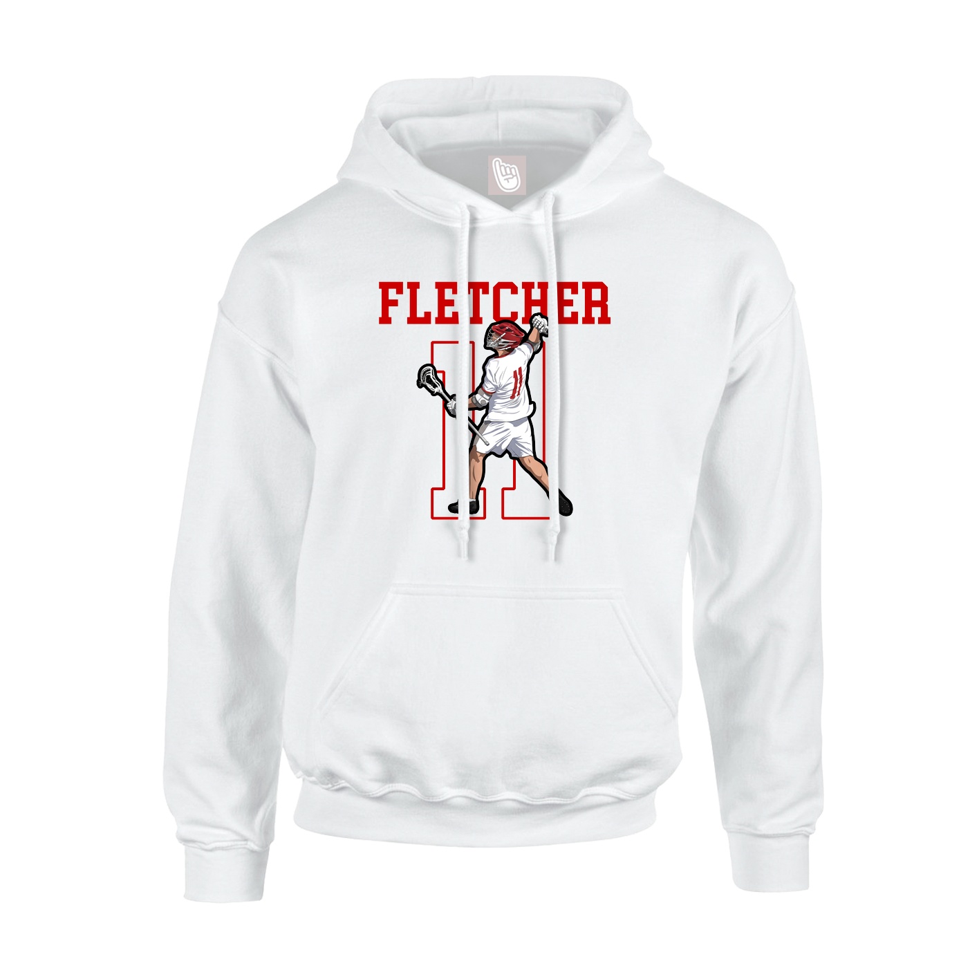 Hoodie — Shirsey in White