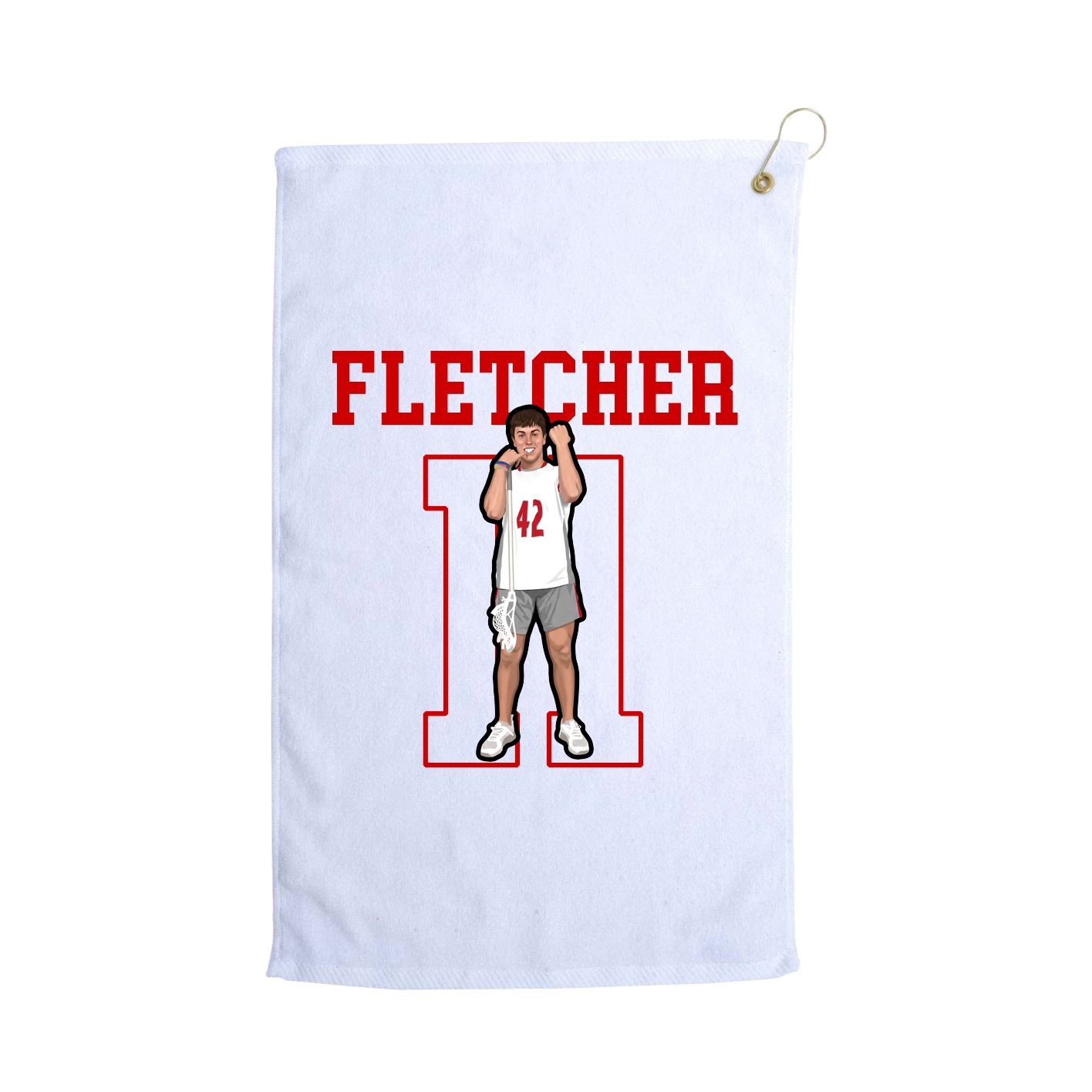 Golf Towel — Shirsey in White