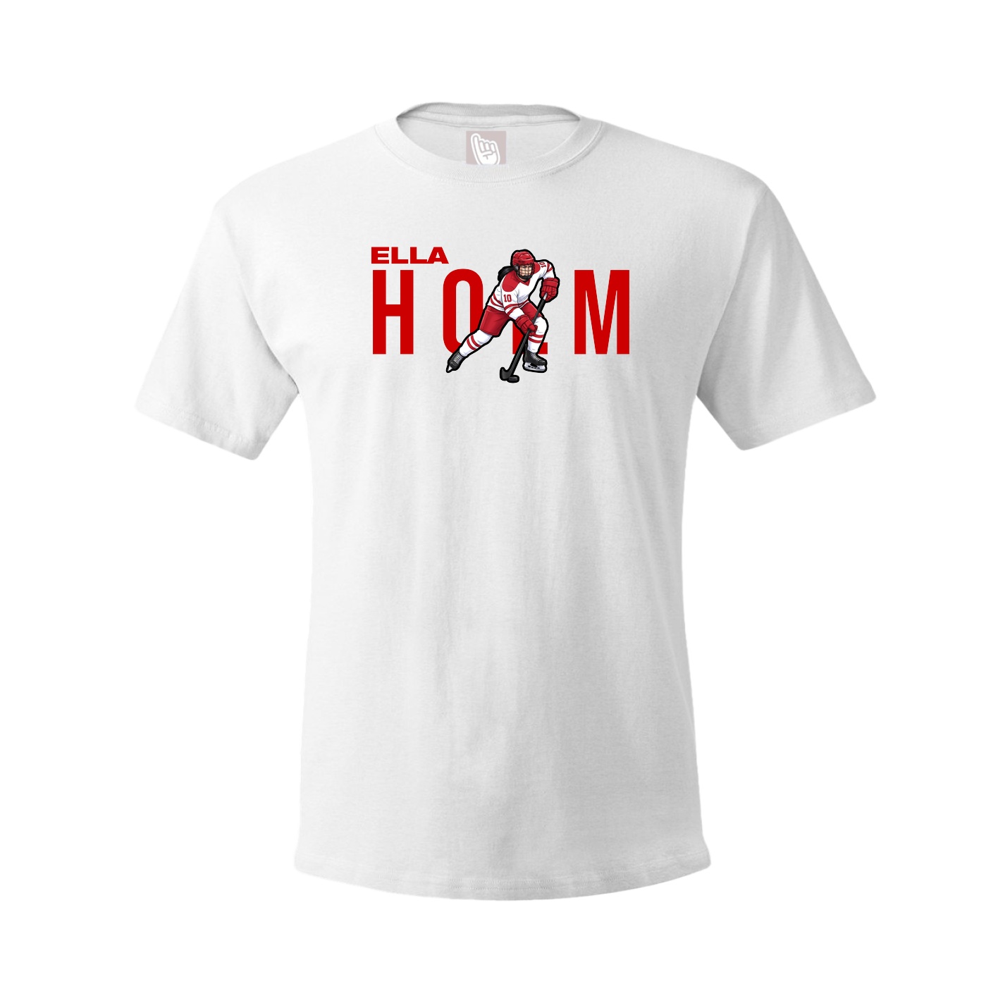 Youth Tee — Player Name in White