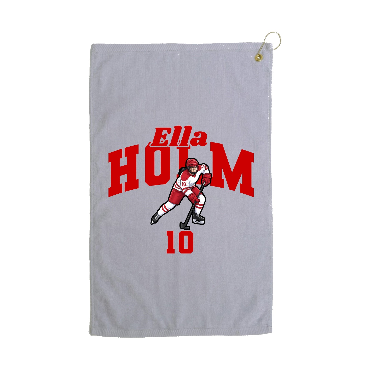 Golf Towel — Signature Arch in Grey