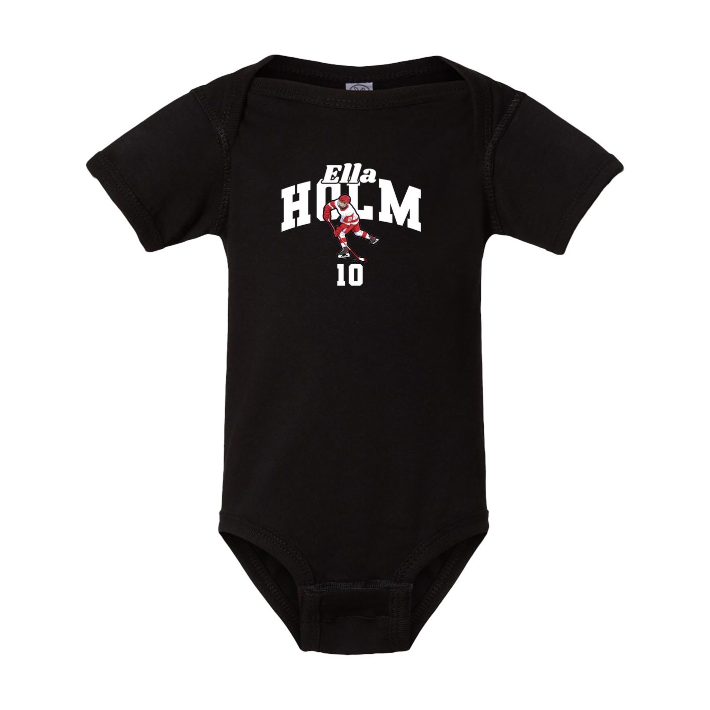 Baby Onesie — Signature Arch in Black