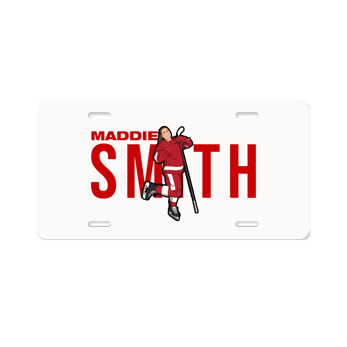License Plate — Player Name in Classic