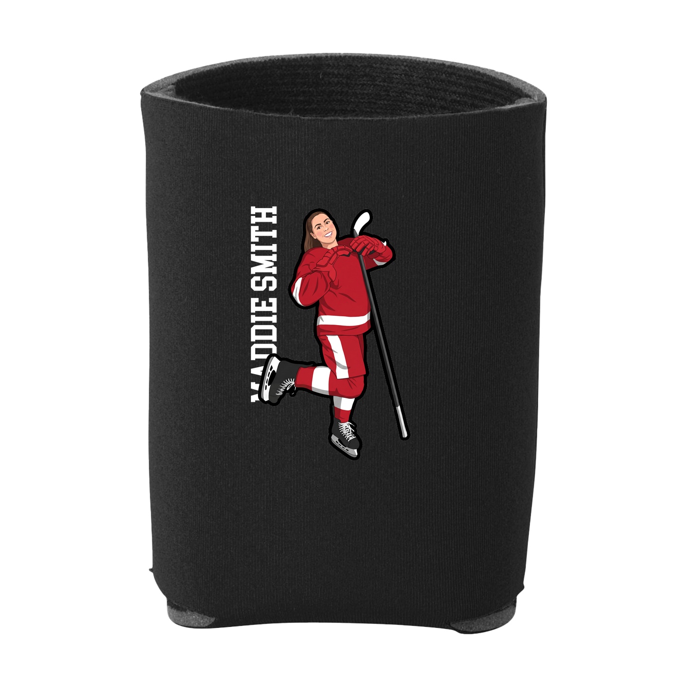 Can Holder — Name Vertical in Black