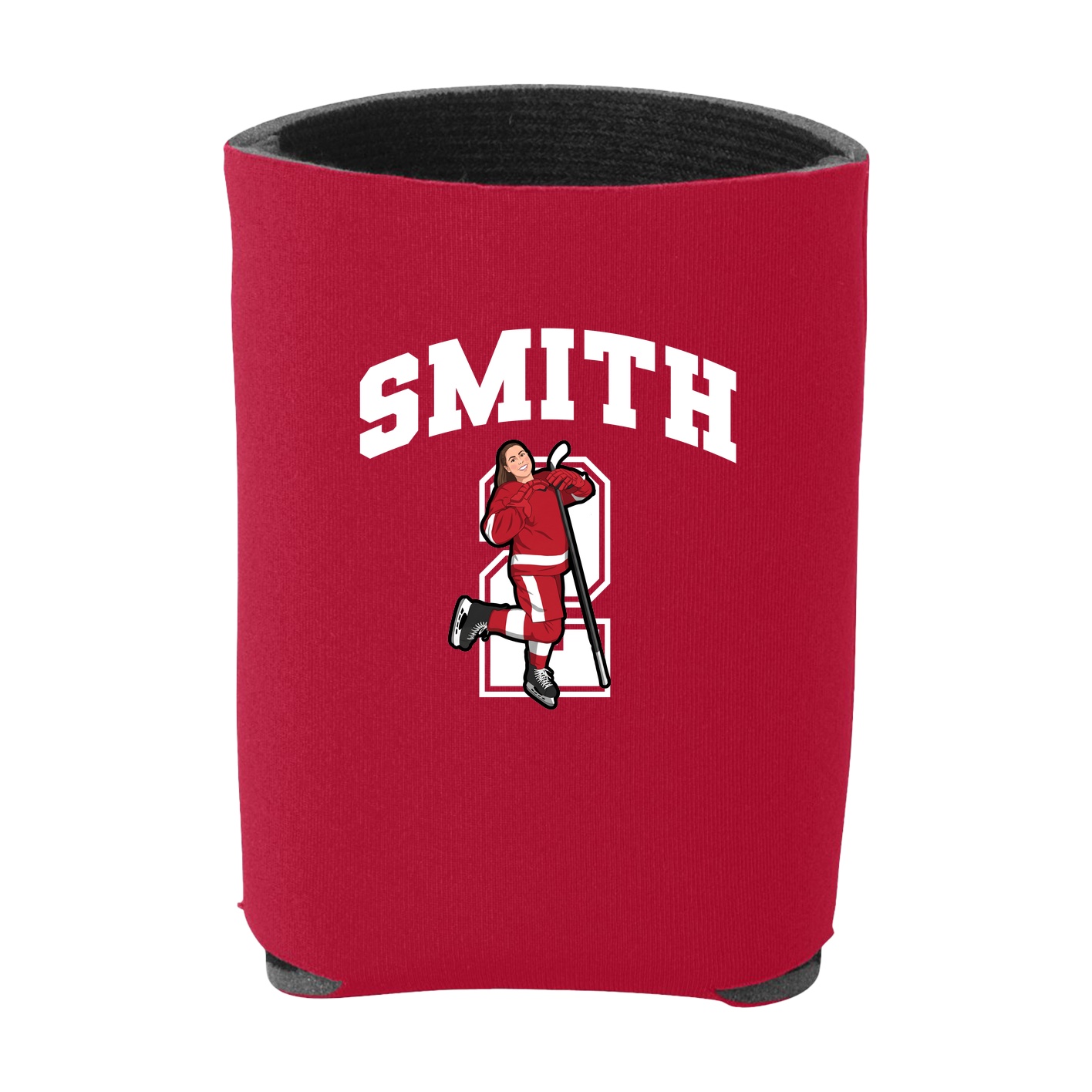 Can Holder — Number in Red